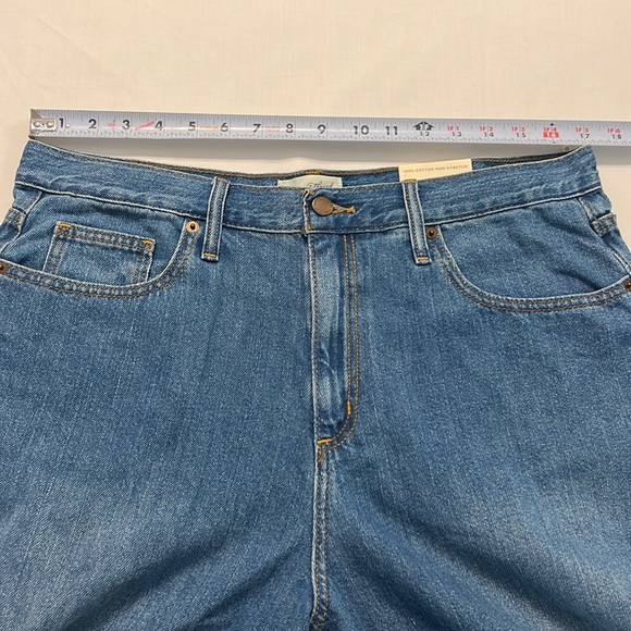 P21-NWT Universal Thread Women High-Rise Relaxed Wide Straight Leg Jeans -14/32R - Picture 4 of 12